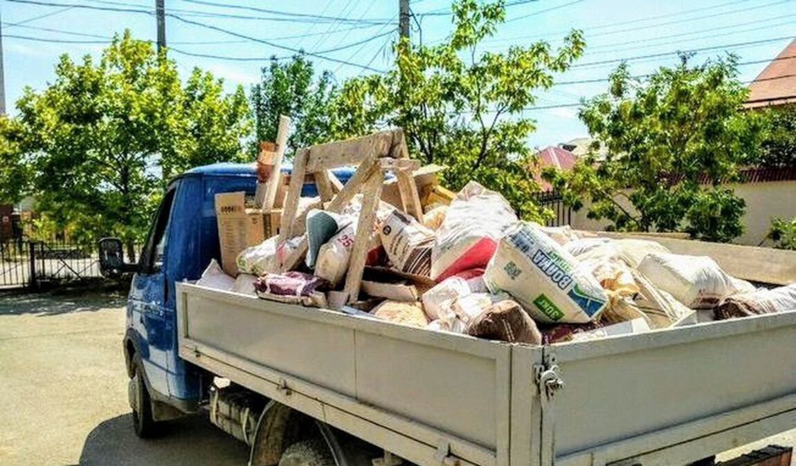 Вывоз мусора Газелью в Грозном в октябре